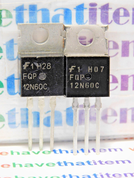 FQP12N60C / MOSFET / TO220 / 2 PIECES (qzty)