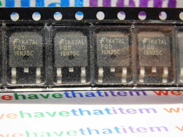 FQD16N25C / MOSFET / SURFACE MOUNT / 2 PIECES (qzty)