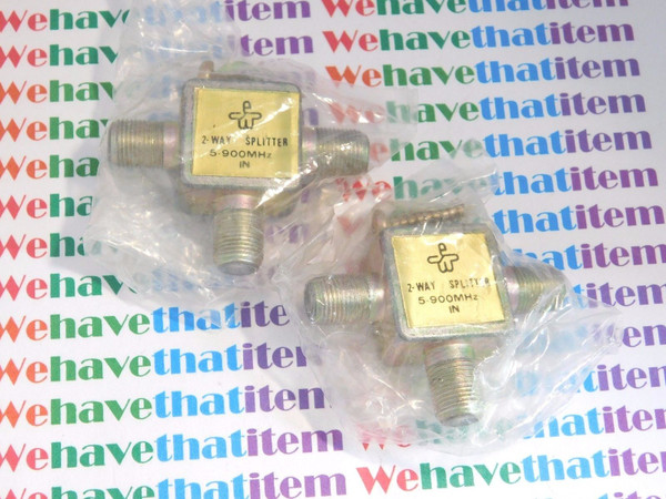 2 WAY SPLITTER / 5-900MHz / 2 PIECES /  (qzty)