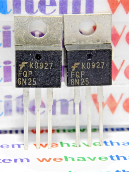FQP6N25 / MOSFET / TO220 / 2 PIECES (qzty)