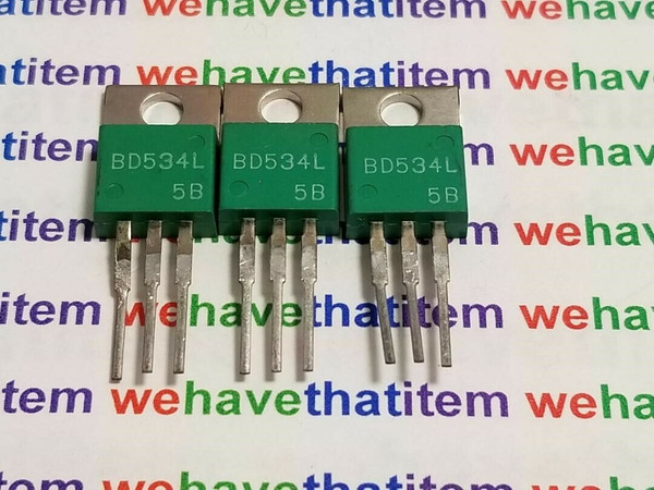 BD534L / TRANSISTOR / TO220  / 3 PIECES (qzty)