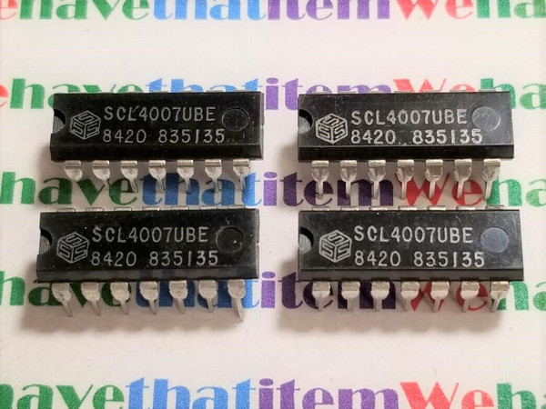 SCL4007UBE / IC / DIP / 4 PIECES (QZTY)