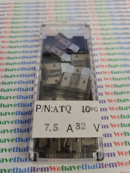 ATQ-7.5 / ATQ BLADE FUSE / 7.5Amp / 32 Volt / Pack of 10 / (qzty)