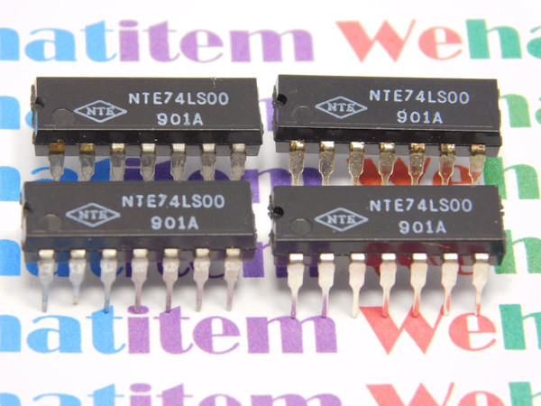 NTE74LS00 /COMPARABLE TO ECG74LS00 / IC / DIP / 4 PIECES (QZTY)