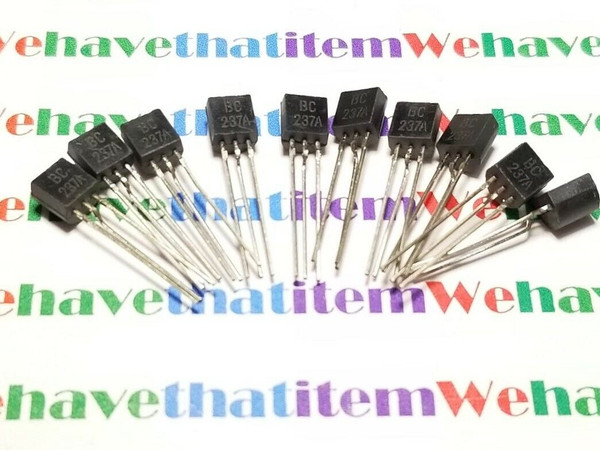 BC237A / TRANSISTOR / TO92 / 10 PIECES  (qzty)