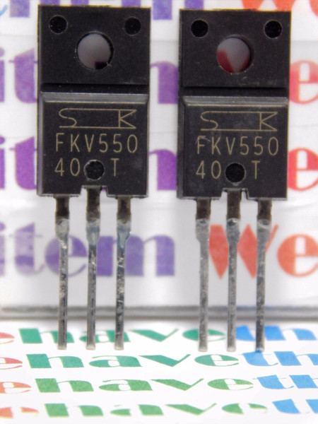 FKV550T / MOSFET / TO220 / 2 PIECES (QZTY)