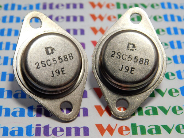 2SC558B / TRANSISTOR / TO3 / 2 PIECES (QZTY)
