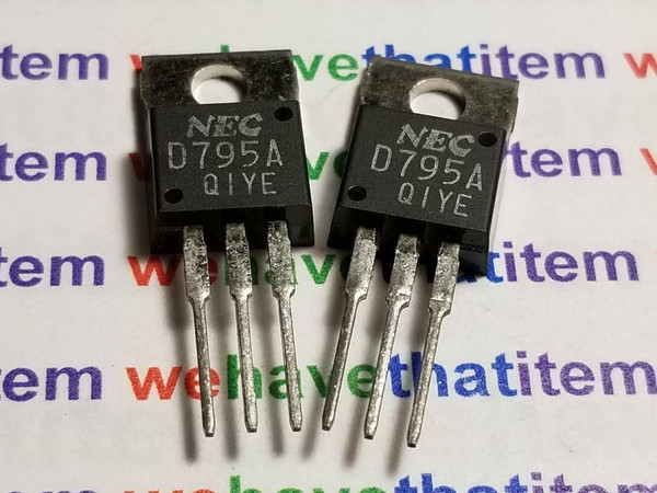 2SD795A / D795A / TRANSISTOR / TO220 / 2 PIECES  (qzty)