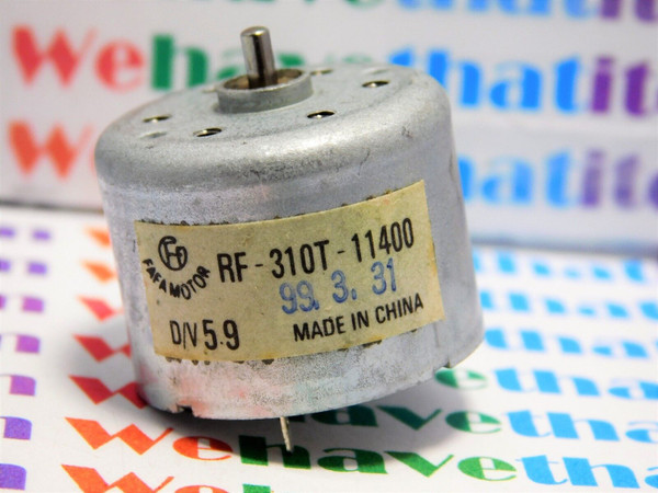SPINDLE MOTOR / RF310-11400 / .2" SHAFT / CDM10 / 1 PIECE /  (qzty)