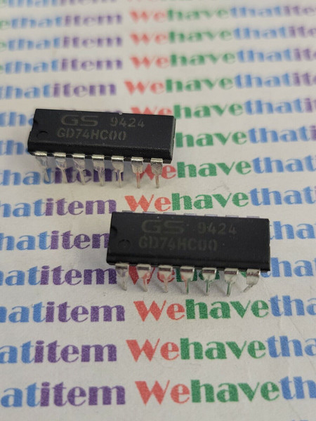 GD74HC00 / IC / DIP / 2 PIECE (qzty)