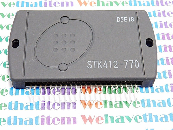STK412-770 /  IC / SIP / 1 PIECE  (qzty)