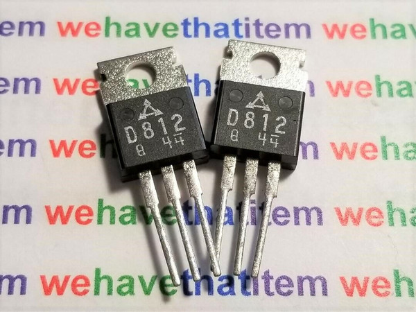 2SD812 / D812 / TRANSISTOR / TO220 / 2 PIECES  (qzty)