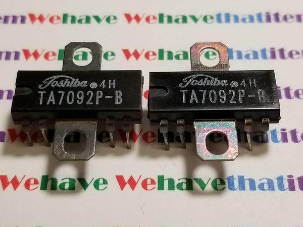 TA7092P-B /  CROSSES TO ECG1107, NTE1107 / DIP / IC / 2 PIECES /  (qzty)