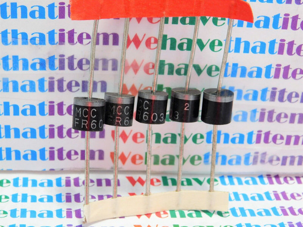 FR603 / DIODE / CROSSES TO ECG589, NTE589 / 5 PIECES  (qzty)