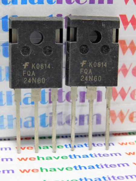 FQA24N60 / MOSFET / TO3P / 2 PIECES (qzty)