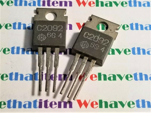 2SC2092 / TRANSISTOR / TO220 / 2 PIECES  (qzty)