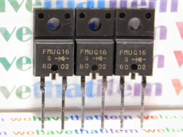 FMUG16S / DIODE / TO220 / 3 PIECES (qzty)