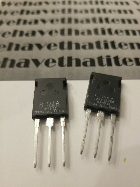 IXFX55N50 / IXYS /  TRANSISTOR /  2 PIECES (qzty)