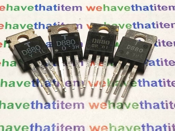2SD880 / D880 / TRANSISTOR / 4 PIECES (qzty)