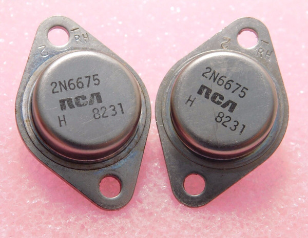 2N6675 / TRANSISTOR / TO3 / 2 PIECES (qzty)