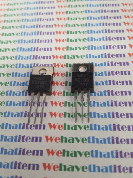 2SK2136 / K2136 / FET / TO3P / 2 PIECES  (qzty)