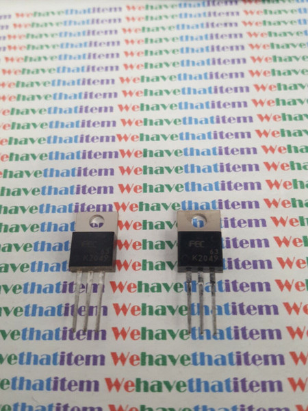 2SK2049 / K2049 / FET / TO3P / 2 PIECES  (qzty)