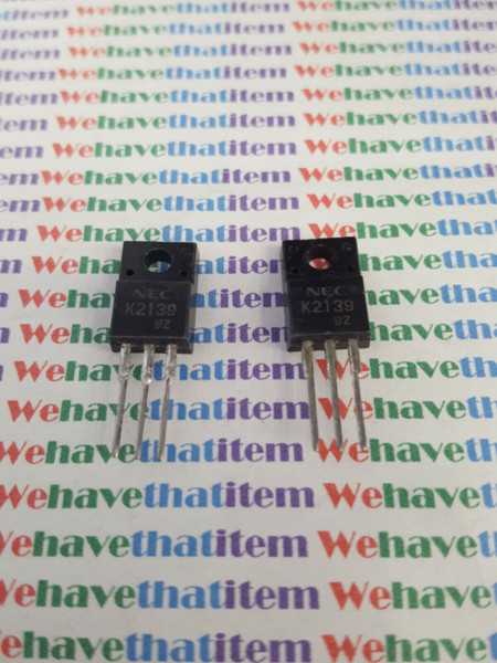 2SK2139 / K2139 / FET / TO3P / 2 PIECES  (qzty)