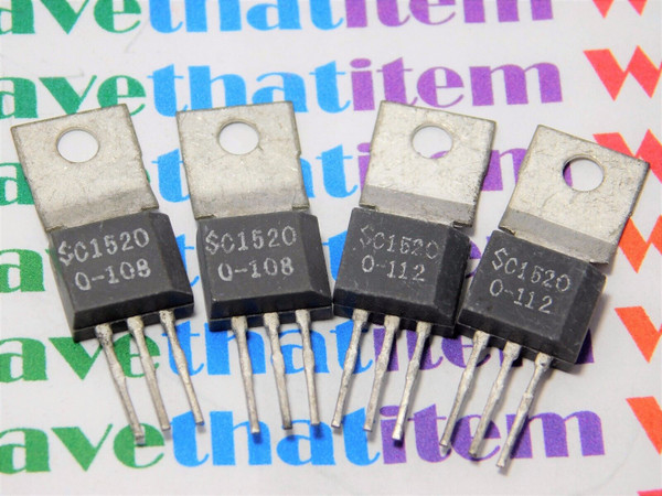 2SC1520 / C1520 / TRANSISTOR / 4 PIECES  (qzty)