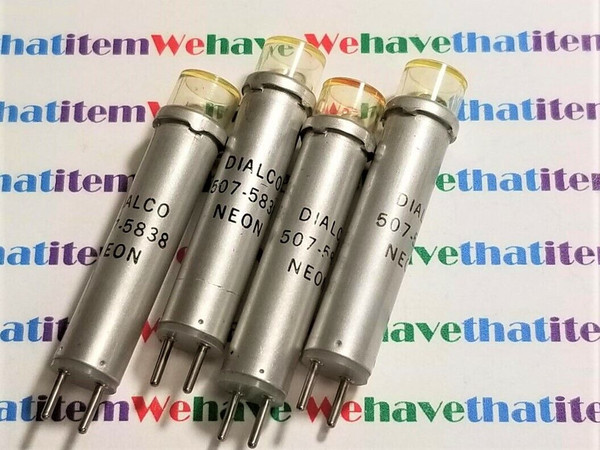 507-5838 / NEON BULB,LAMP / DIALCO /  4 PIECES (qzty)