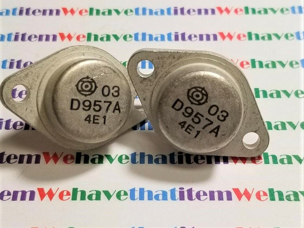 2SD957A /  D957A / TRANSISTOR / TO3 / 2 PIECES  (qzty)