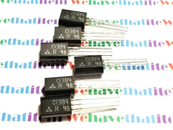 2SC1384 / TRANSISTOR / TO92 EXTENDED / 6 PIECES  (qzty)