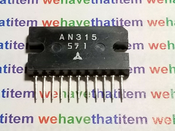 AN315 / IC / CROSSES TO ECG1240, NTE1240 / SIP / 1 PIECE /  (qzty)