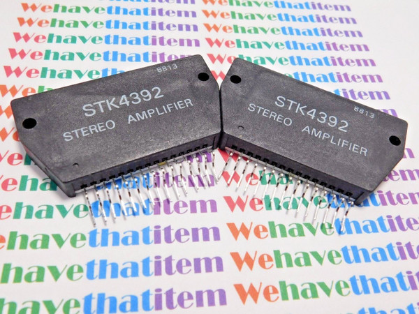 STK4392 / STEREO AMPLIFIER IC / SIP / 2 PIECES (qzty)