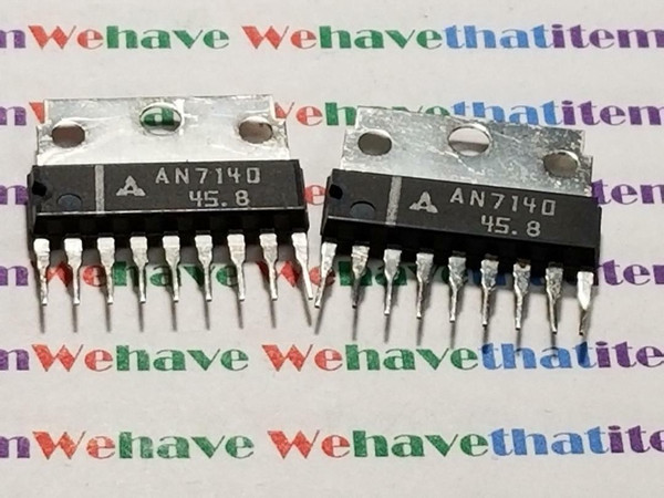 AN7140 / CROSSES TO ECG1365,NTE1365 / SIP / IC / 2 PIECES /  (qzty)