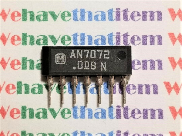 AN7072 / SIP / IC / 1 PIECE /  (qzty)