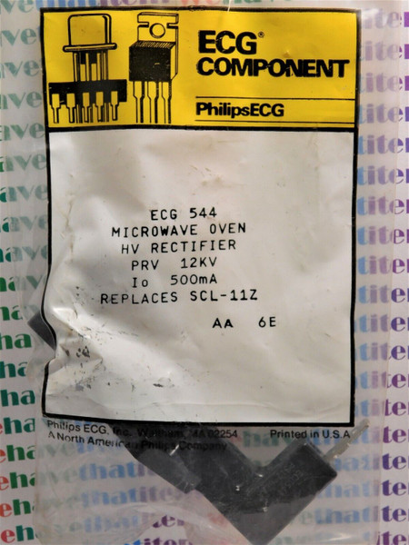 ECG544 / CROSSES TO NTE544, SCL-11Z / HV MICROWAVE RECTIFIER / 1 PIECE (qzty)