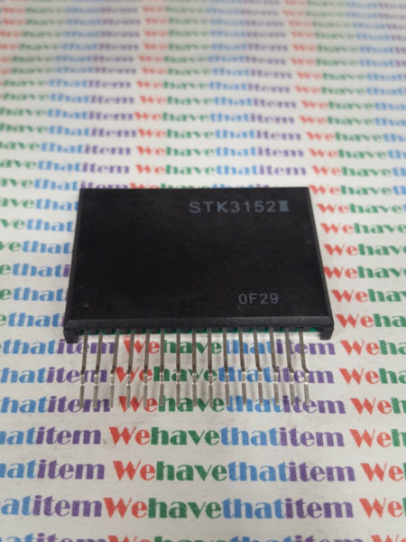STK3152III / AUDIO POWER AMP / SIP / 1 PIECE /  (qzty)
