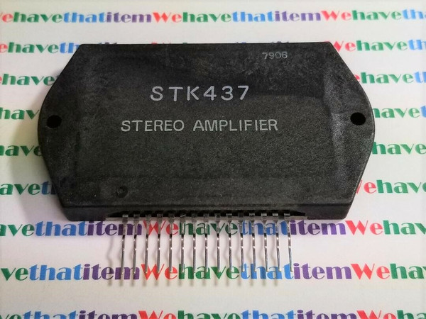 STK437 / STEREO AMPLIFIER / IC / 1 PIECE  (qzty)