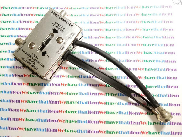 4 WAY TV-GAME-COMPUTER SWITCH / 1 PIECE (qzty)