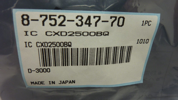 CXD2500BQ / 8-752-347-70 / SONY IC / DIP / 1 PIECE (QZTY)