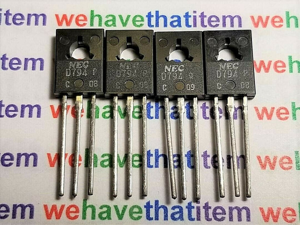 2SD794 / D794 / TRANSISTOR / TO126 / 4 PIECES  (qzty)