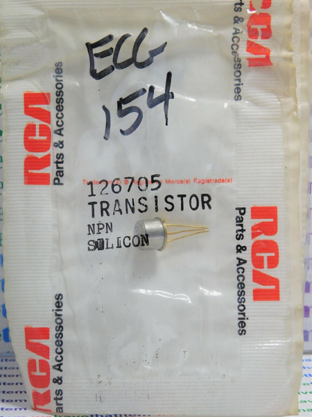 RCA# 126705(5),126709(3),126710(2)/ ECG154 / TRANS / TO39,TO5 /10 PIECES (qzty)