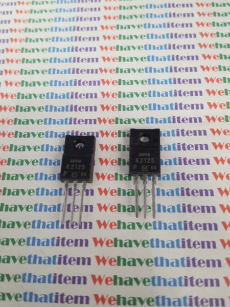 2SK2125 / K2125 / FET / TO3P / 2 PIECES  (qzty)