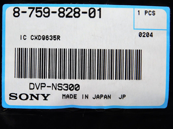 CXD9635R / 8-759-828-01 / IC / SURFACE MOUNT / 1 PIECE (QZTY)