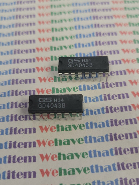 GD4043B / GOLDSTAR  / IC / DIP / 2 PIECES (qzty)