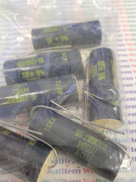 CRITICAL SAFETY COMPONENT / 250687-16 /250v -.52/ 1 PIECE (qzty)