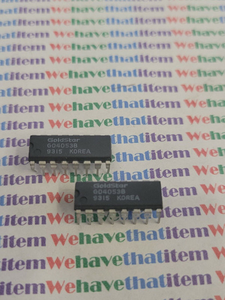 GD4053B / GOLDSTAR  / IC / DIP / 2 PIECES (qzty)