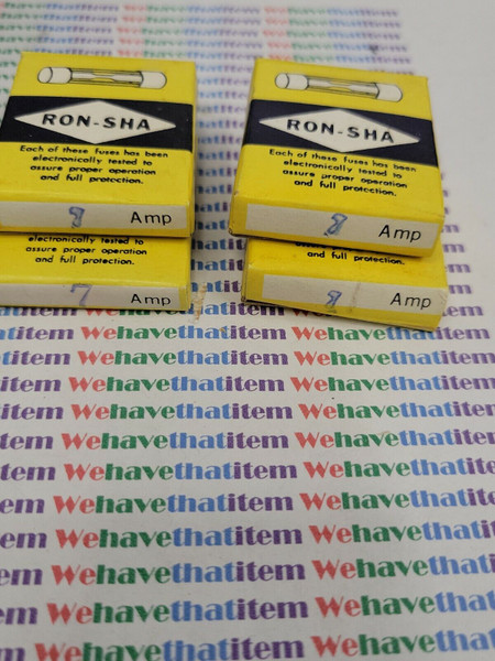 GJV FAST BLOW GLASS FUSE /  7amp  / PICTALE / 10 PIECES (qzty)