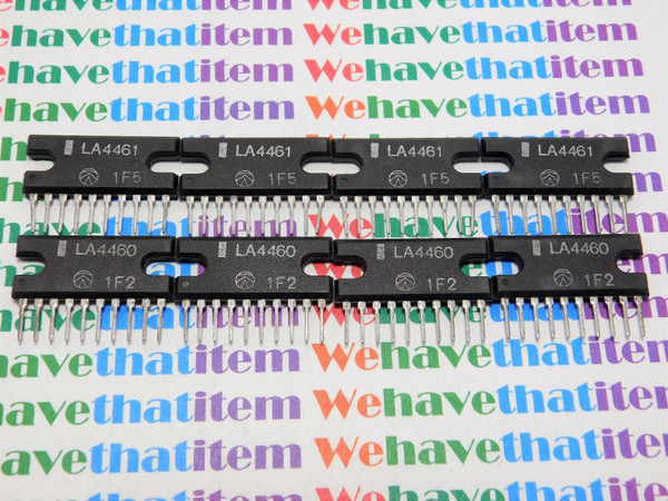 LA4460 & LA4461 / IC / SIP / 4 PIECES OF EACH = TOTAL OF 8 PIECES (qzty)