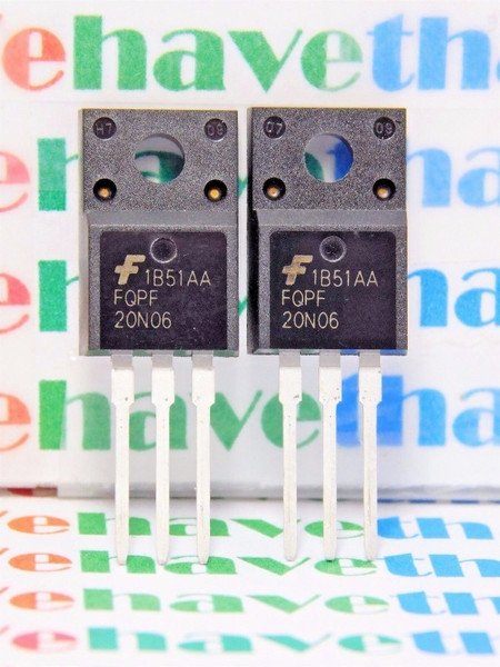 FQPF20N06 / MOSFET / TO220 / 2 PIECES (QZTY)